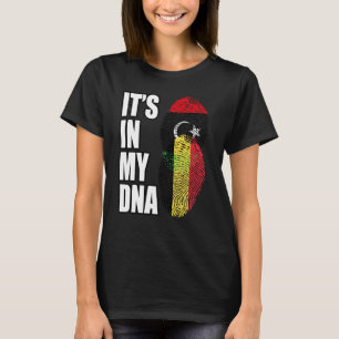 Camiseta Bandeira Do Patrimônio Do DNA Misturado Belga E Lí