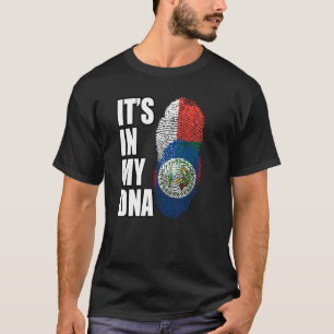 Camiseta Bandeira Do Patrimônio Do DNA Misturado Beliziano