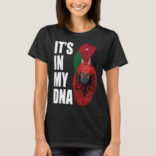Camiseta Bandeira do Patrimônio do DNA Misturado Jordaniano