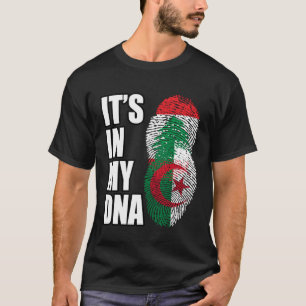 Camiseta Bandeira do Patrimônio do DNA Mix do Líbano e da A