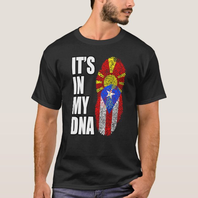 Camiseta Bandeira Do Patrimônio Do Dna Mix, Em Porto Rico E (Frente)
