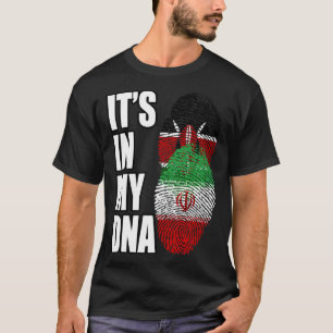 Camiseta Bandeira do Patrimônio do DNA Mix Queniano e Irani