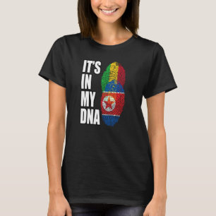 Camiseta Bandeira do Patrimônio do Mistério de DNA da Corei