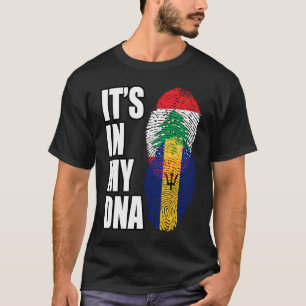 Camiseta Bandeira do Patrimônio do Mistério de DNA Libanês