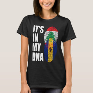Camiseta Bandeira do Patrimônio do Mistério de DNA Libanês