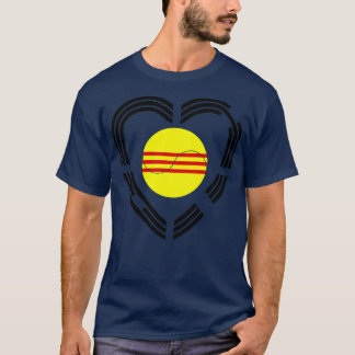 Camiseta Bandeira do Patrimônio Multinacional do Sul do Vie