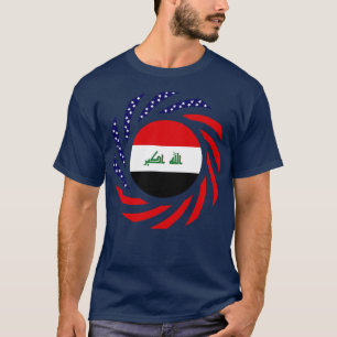 Camiseta Bandeira do Patrimônio Multinacional Iraquiano Ame
