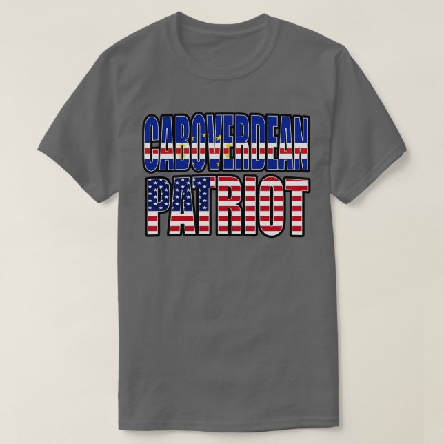 Camiseta Bandeira do Patrimônio Patriótico Americano do Cab (Frente do Design)