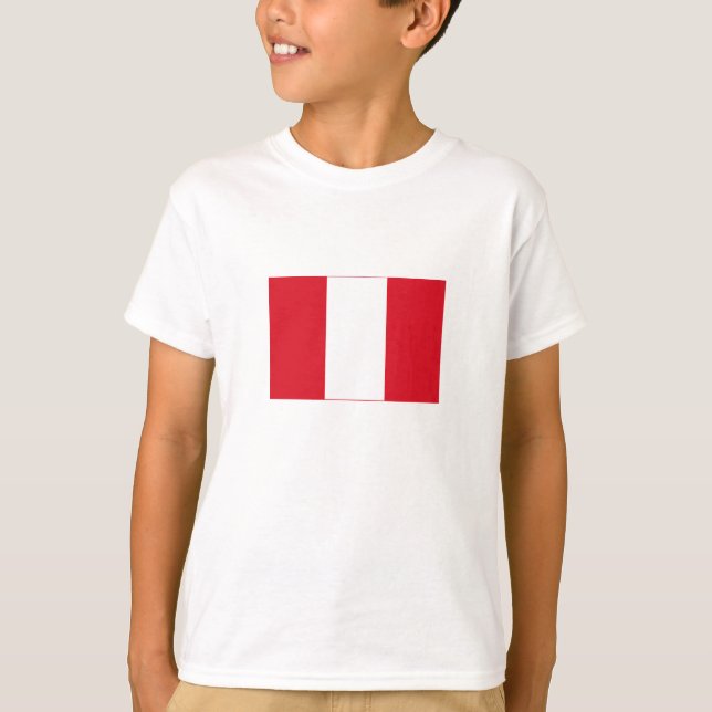 Camiseta Bandeira do Peru (Frente)