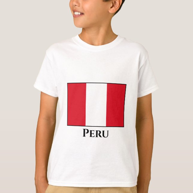 Camiseta Bandeira do Peru (Frente)