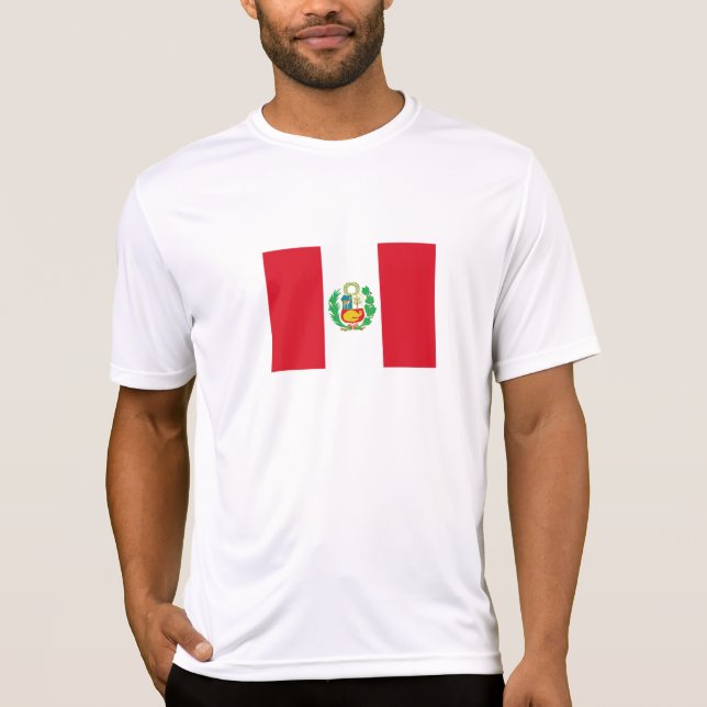 Camiseta Bandeira do Peru (Frente)