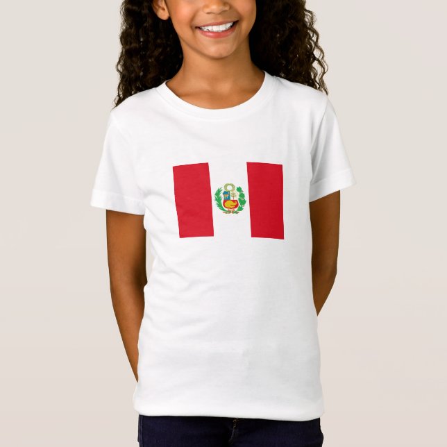 Camiseta Bandeira do Peru (Frente)