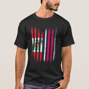 Camiseta Bandeira do Peru Costa Rica Bandeiras de Países Cu