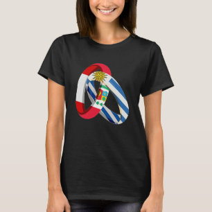 Camiseta Bandeira do Peru Uruguai Anel de Casamento