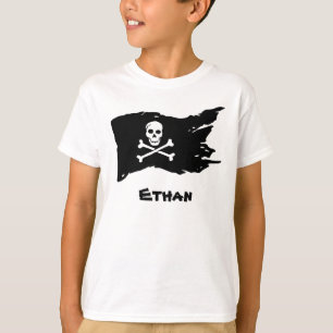 Camiseta Bandeira do Pirata Negro