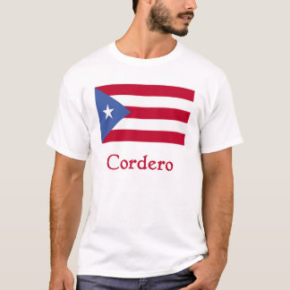 Camiseta Bandeira do porto-riquenho de Cordero