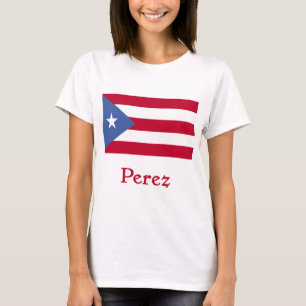 Camiseta Bandeira do porto-riquenho de Pérez