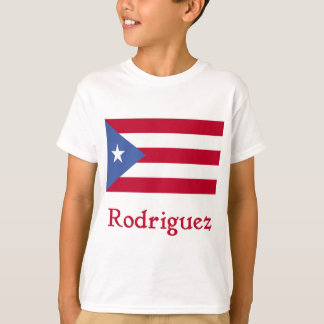 Camiseta Bandeira do porto-riquenho de Rodriguez