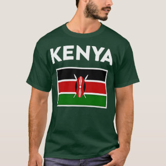 Camiseta Bandeira do Quénia