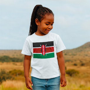 Camiseta Bandeira do Quénia