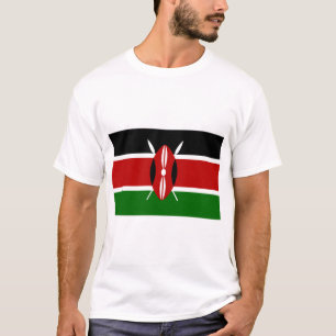 Camiseta Bandeira do Quênia