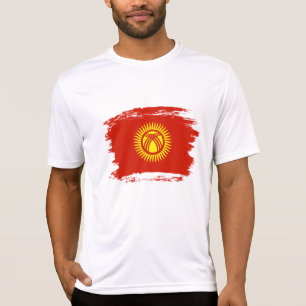 Camiseta Bandeira do Quirguistão