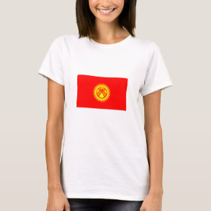 Camiseta Bandeira do Quirguistão