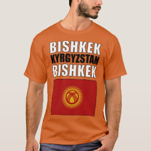 Camiseta Bandeira do Quirguistão