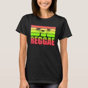 Camiseta Bandeira do Reggae Férias Jamaicana Wah Gwan Rasta