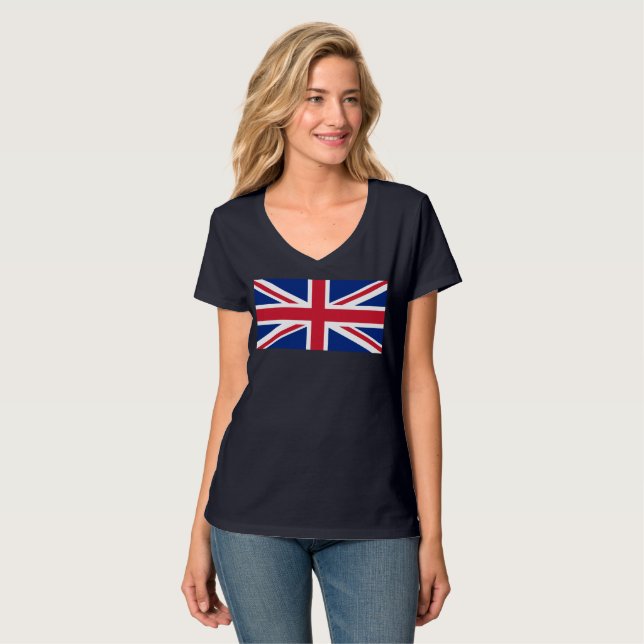 Camiseta Bandeira do Reino Unido (Frente Completa)
