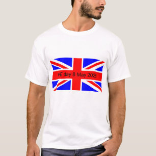 Camiseta Bandeira do Reino Unido VE dia 2025