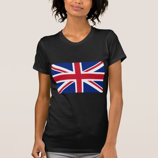 Camiseta bandeira do Reino Unido - Versão autêntica (Frente)