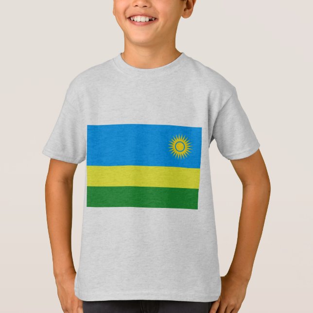 Camiseta Bandeira do Ruanda (Frente)