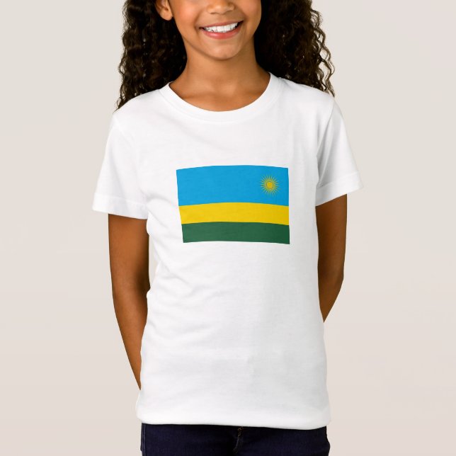 Camiseta Bandeira do Ruanda (Frente)