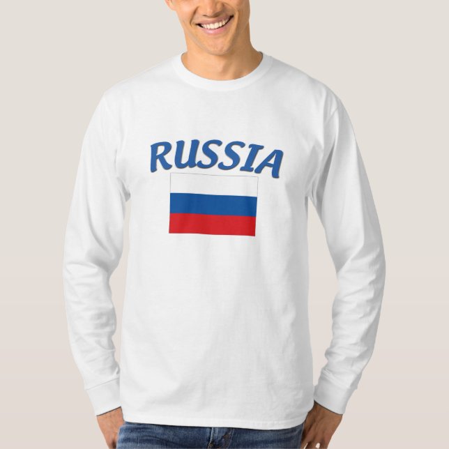 Camiseta Bandeira do russo (Frente)