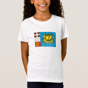 Camiseta Bandeira do santo Pierre e Miquelon
