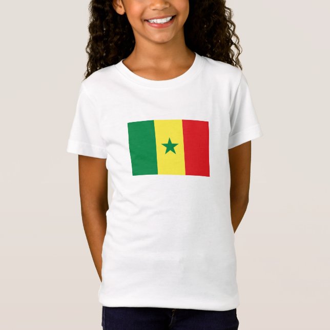 Camiseta Bandeira do Senegal (Frente)