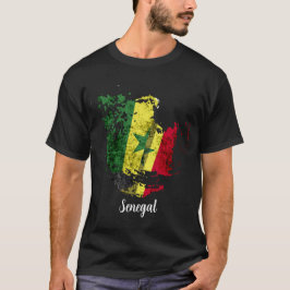 Camiseta bandeira do Senegal