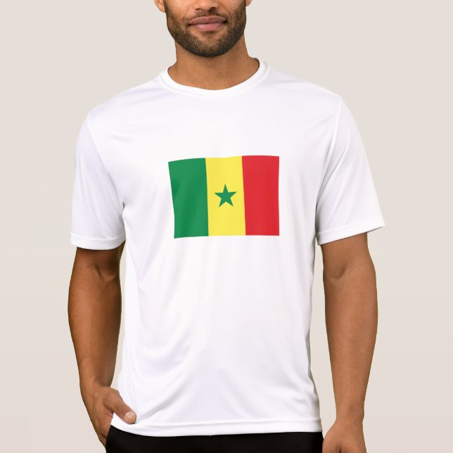 Camiseta Bandeira do Senegal (Frente)