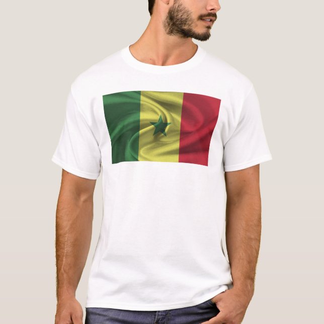 Camiseta Bandeira do Senegal (Frente)