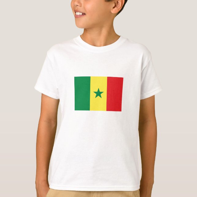 Camiseta Bandeira do Senegal (Frente)
