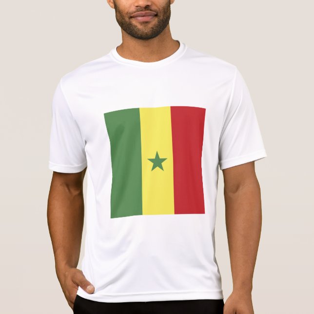 Camiseta Bandeira do Senegal (Frente)