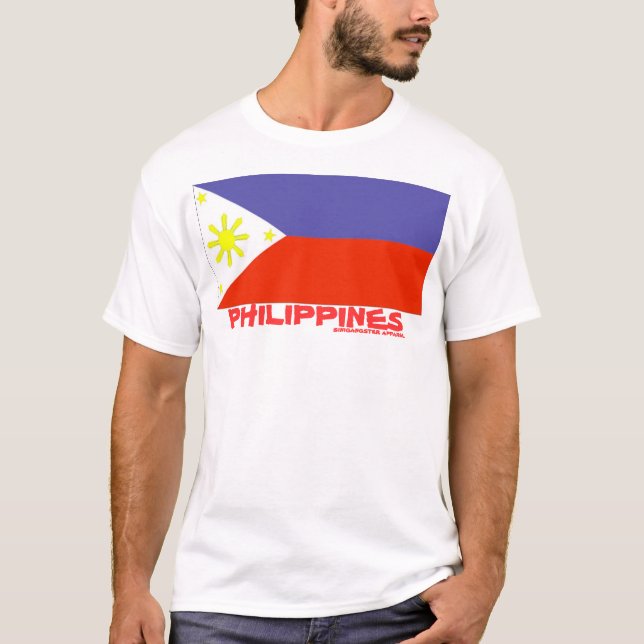 Camiseta Bandeira do SG (Filipinas) (Frente)