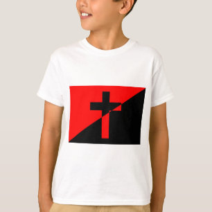 Camiseta Bandeira do Socialismo e Anarquismo Cristão (Liber