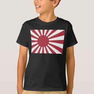 Camiseta Bandeira do Sol Nascente Imperial Japonês, Edo a W