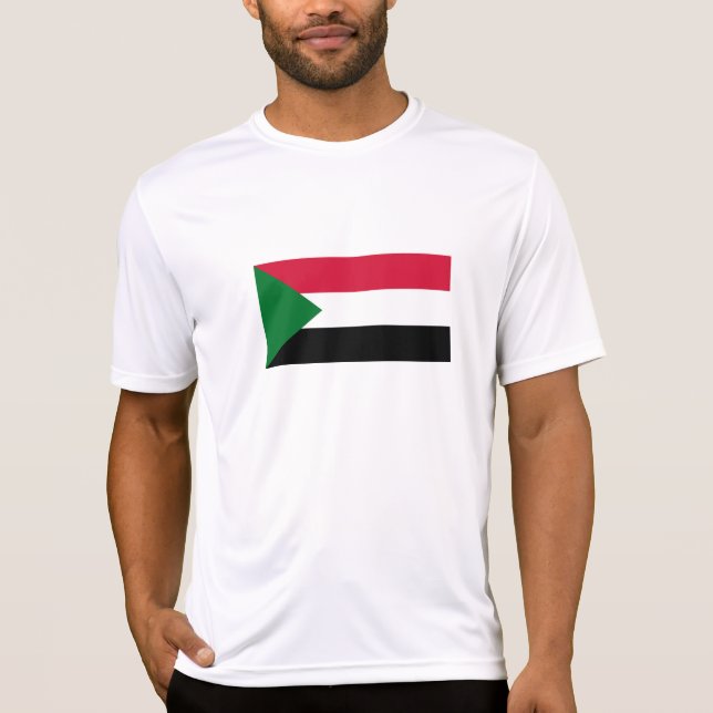 Camiseta Bandeira do Sudão (Frente)