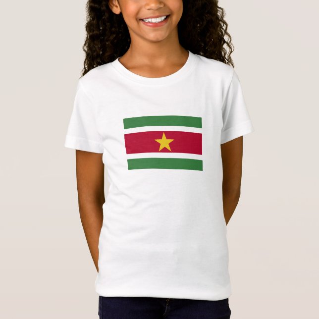 Camiseta Bandeira do Suriname (Frente)