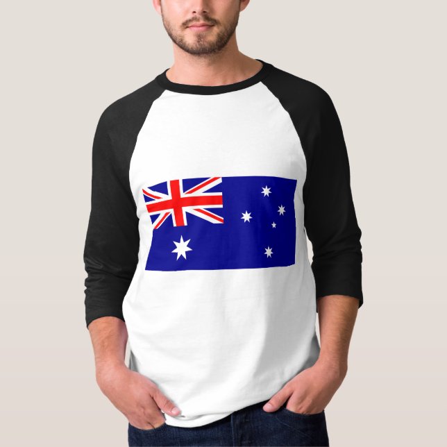 Camiseta Bandeira do t-shirt de Austrália (Frente)
