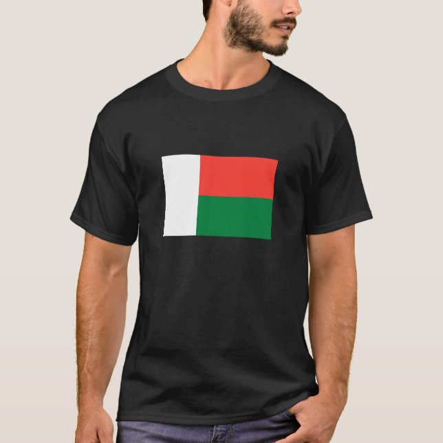 Camiseta Bandeira do T-Shirt de Madagáscar (Frente)