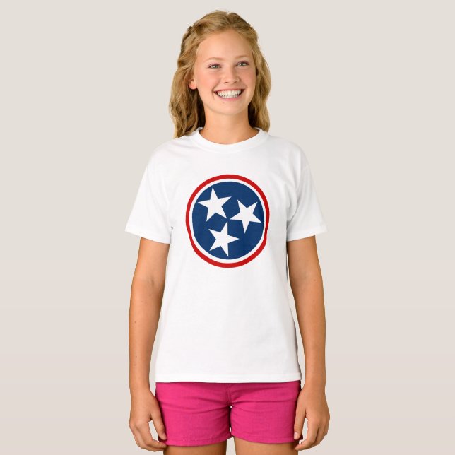 Camiseta Bandeira do Tennessee (Frente Completa)